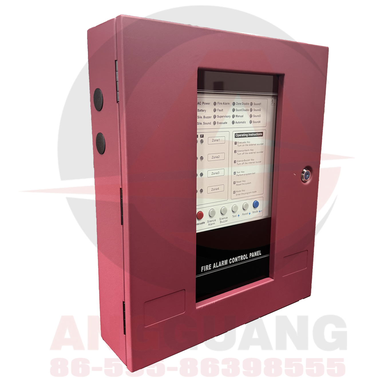 Manufacturer's 2 Circuit Conventional Fire Alarm System Control Panel with LPCB Certificate for Smoke Detector Fire Protection