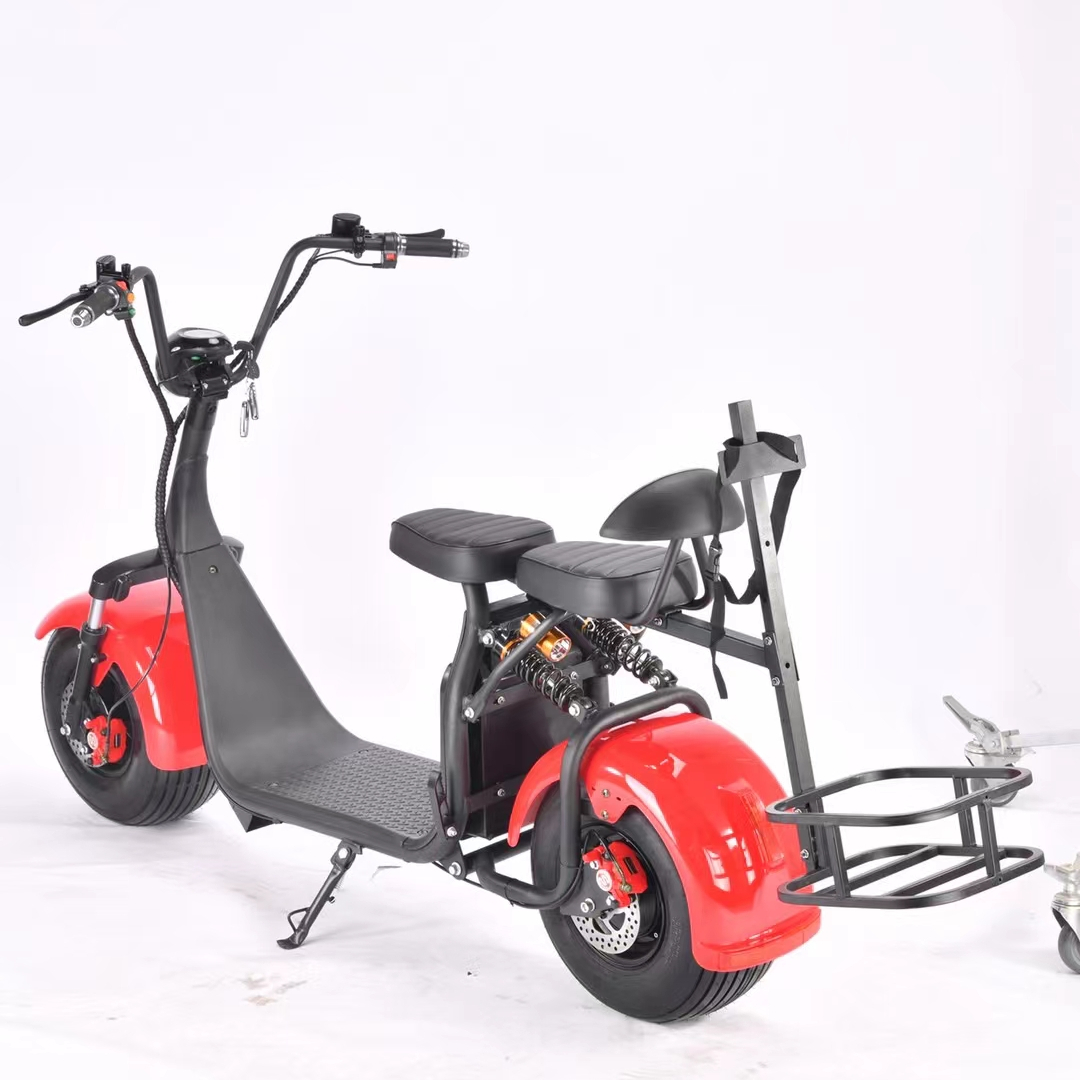 Многофункциональный Электрический 2 колеса 60v 1500w 2000W 12AH/20AH электрический скутер с Гольф держатель CE EEC COC утвержден