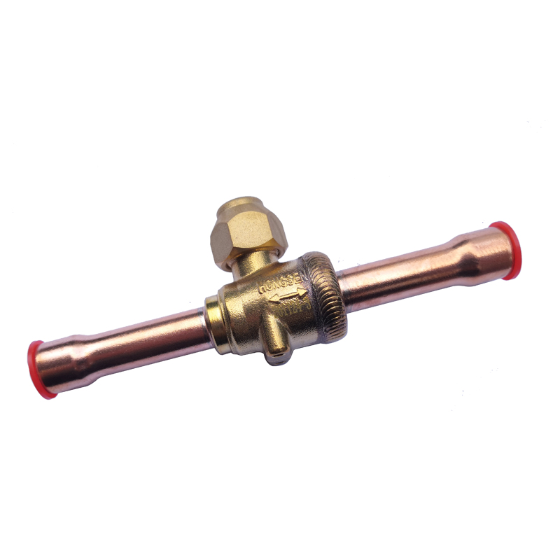 3/8 High Quality AC Refrigeration Brass Shut Off Ball Valve