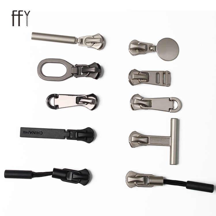 High Quality Zipper Accessories Round Metal Zipper Slider Puller