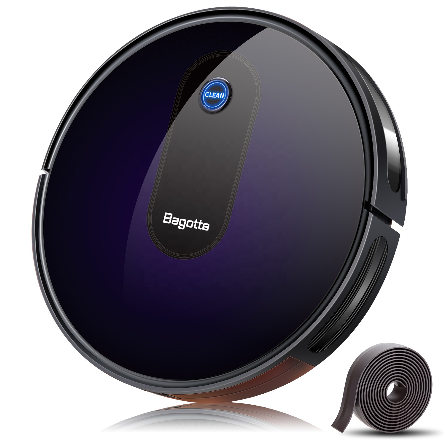 Циклонный робот-пылесос Bagotte BG600 Max с шваброй для влажной уборки Mini 2020