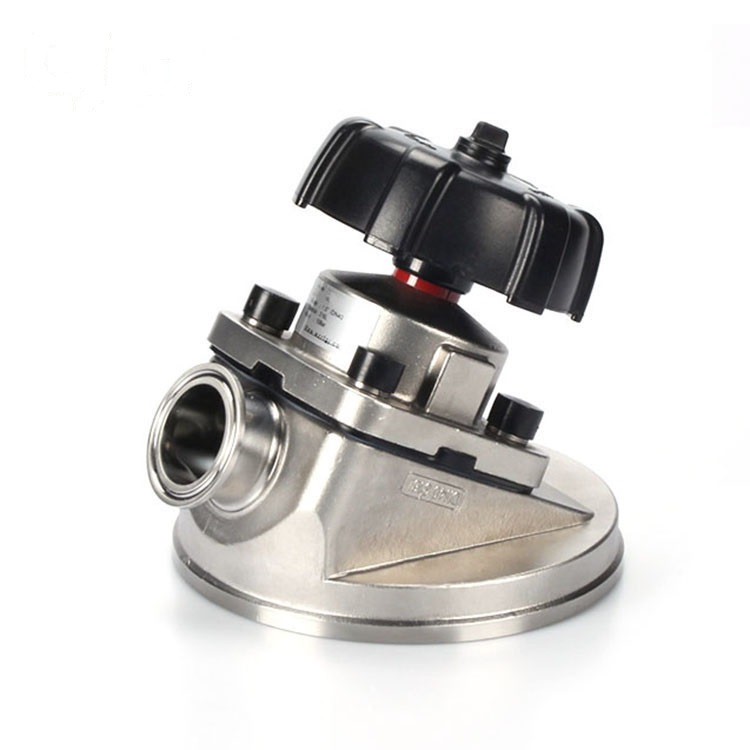DN25 DN32 DN50 Stainless Steel manual operation Clamp Tank Bottom Diaphragm Valve