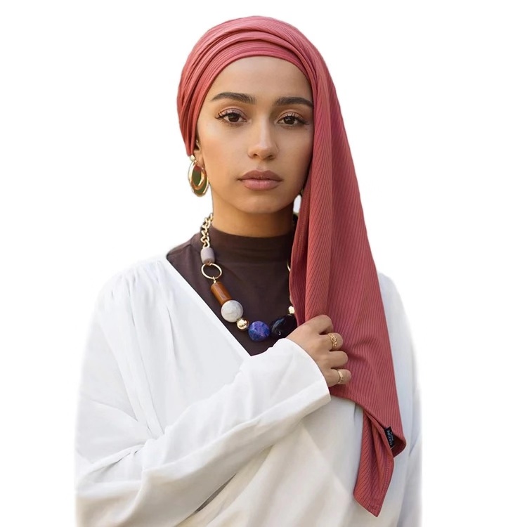 2020 Элегантный Модный женский стрейч CultureHijab ПРЕМИУМ ДЖЕРСИ ребристый хиджаб