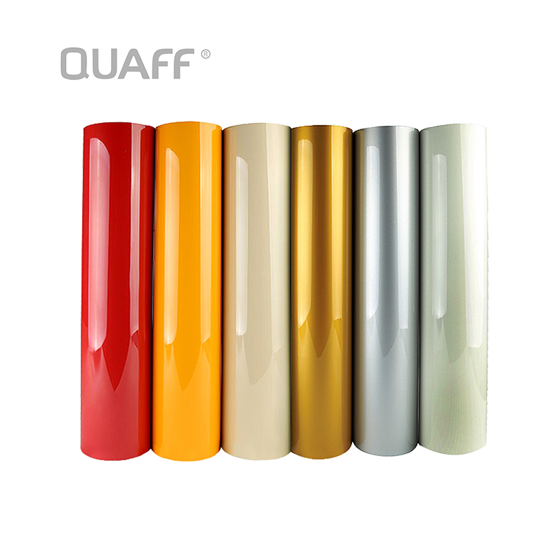 QUAFF, оптовая продажа, корейский Качественный полиуретан, теплопередача, виниловый рулон htv для футболок