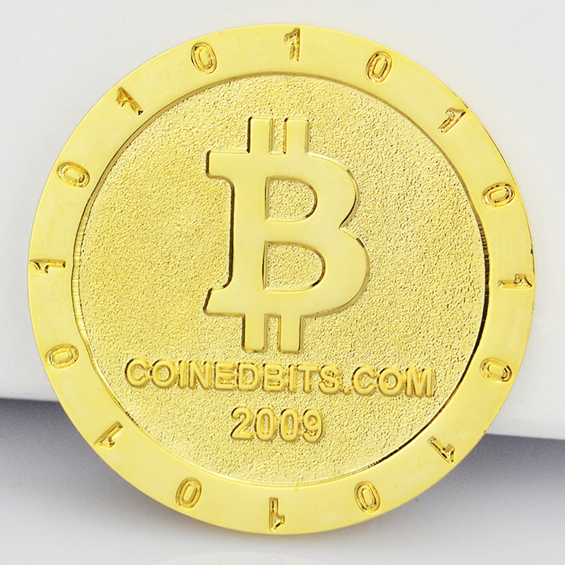 China Custom Metal Zinc Alloy Engraved Logo Gold Brass Plated 3d Metal Coins Souvenir 2 Pound Bitcoin Coin