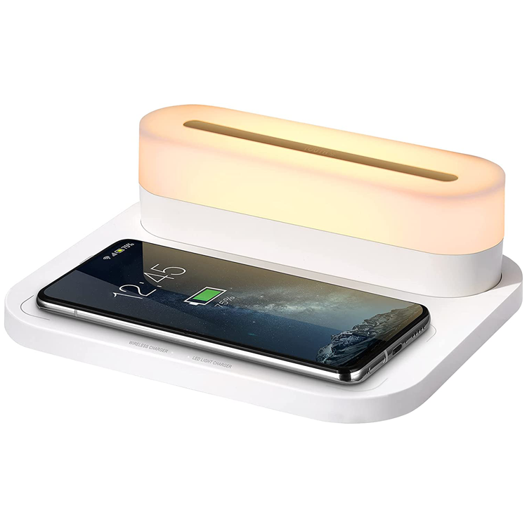 Light Phone Pad Portable Bedroom Office Table Bedside Desk Portable Multifunction Eye-Caring Smart Phone Wireless Charger Light
