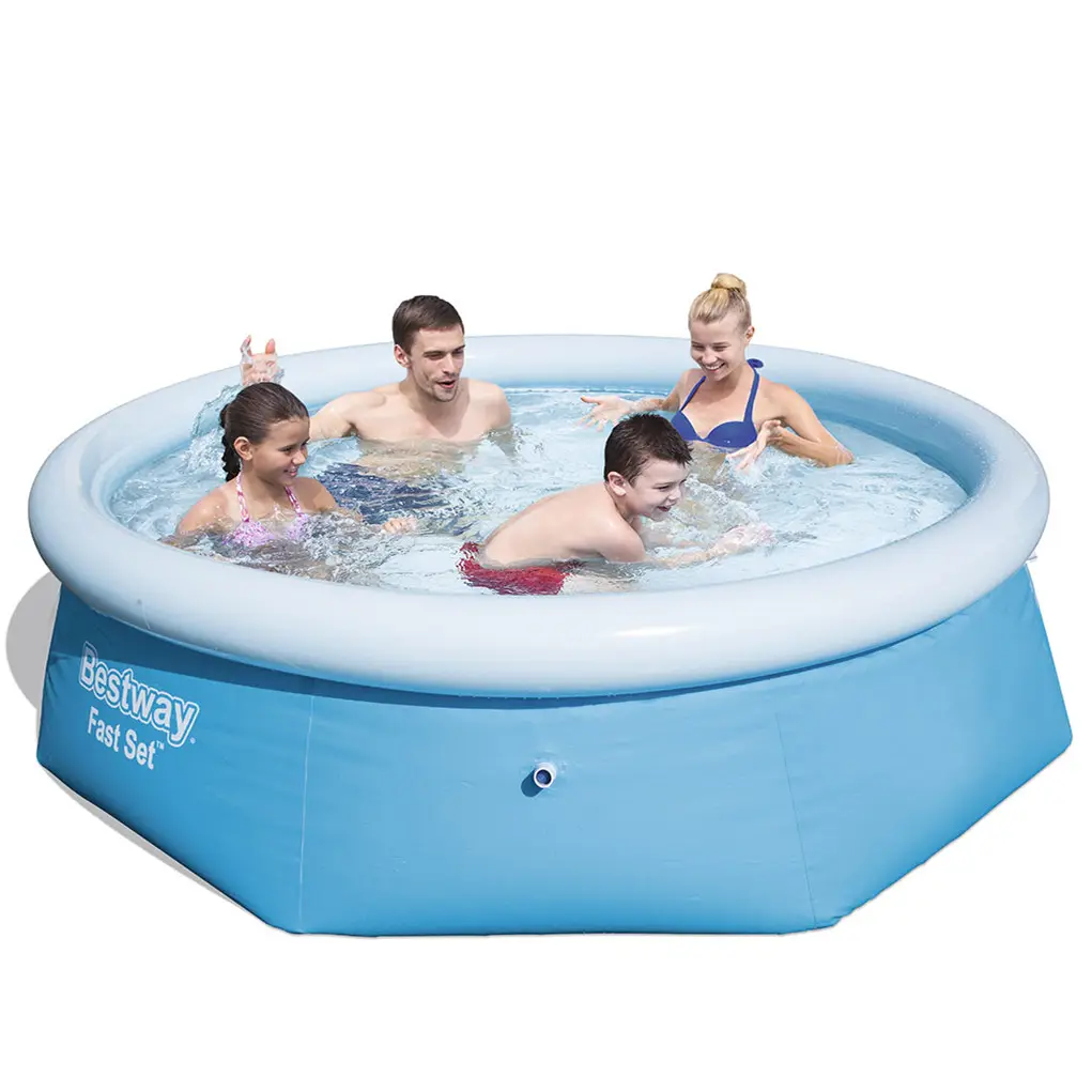 Bestway 57265 8FT. X 26IN. / 2.44M X 66CM Fast set Tritech Material above ground Swimming Paddling Pool