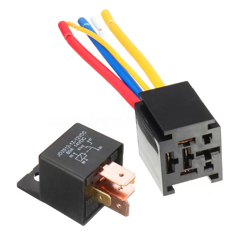 Auto Relay With Wire Plastic Back Switch -12V Relay switching car truck starter relay
