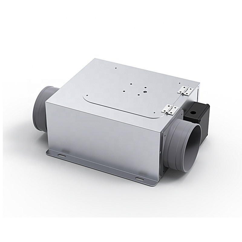 Silent bathroom exhaust duct line fan