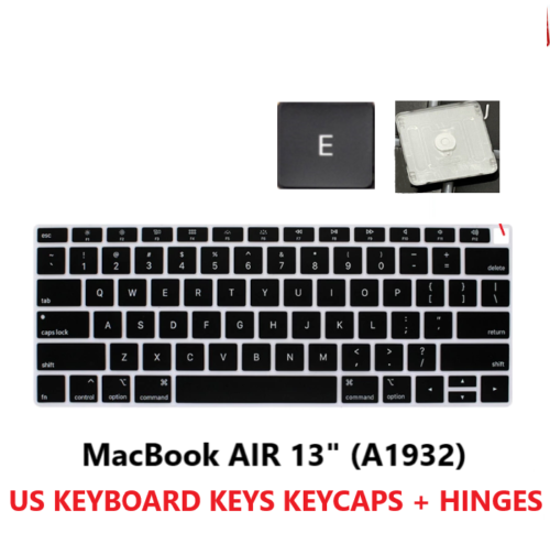 Клавиатура с американской раскладкой, полный комплект для замены клавиатуры MacBook Pro Retina 13, 15, A1989, A1990, A1932 (черный), версия для США