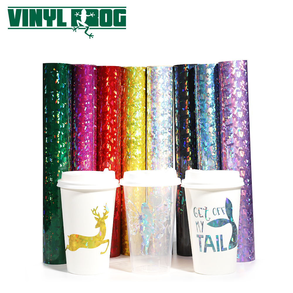 Новый продукт Oracal 651 режущий плоттер DIY Craft Cricut Rainbow хромированная голографическая наклейка блестящая самоклеящаяся виниловая пленка рулон