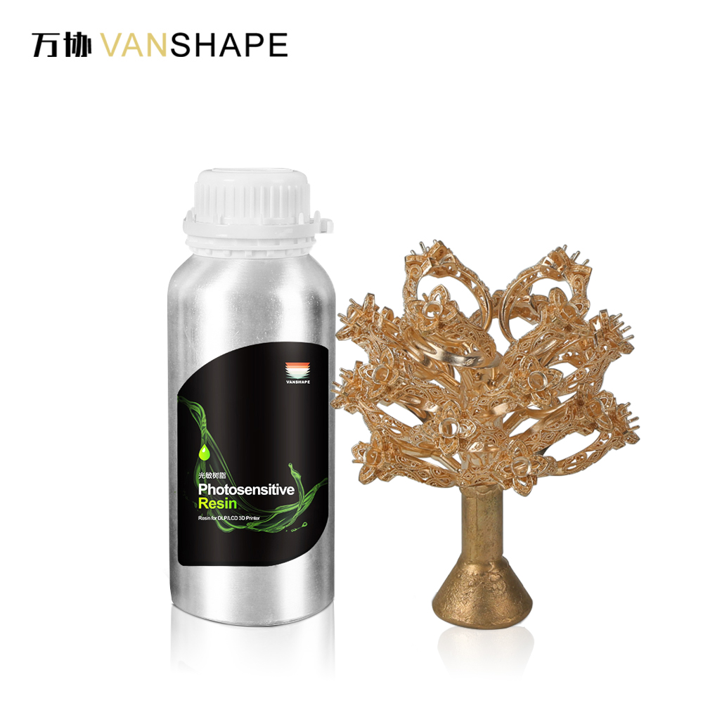 Литейная смола Vanshape для литья ювелирных изделий, высокоточная литейная смола для DLP 3d-принтера