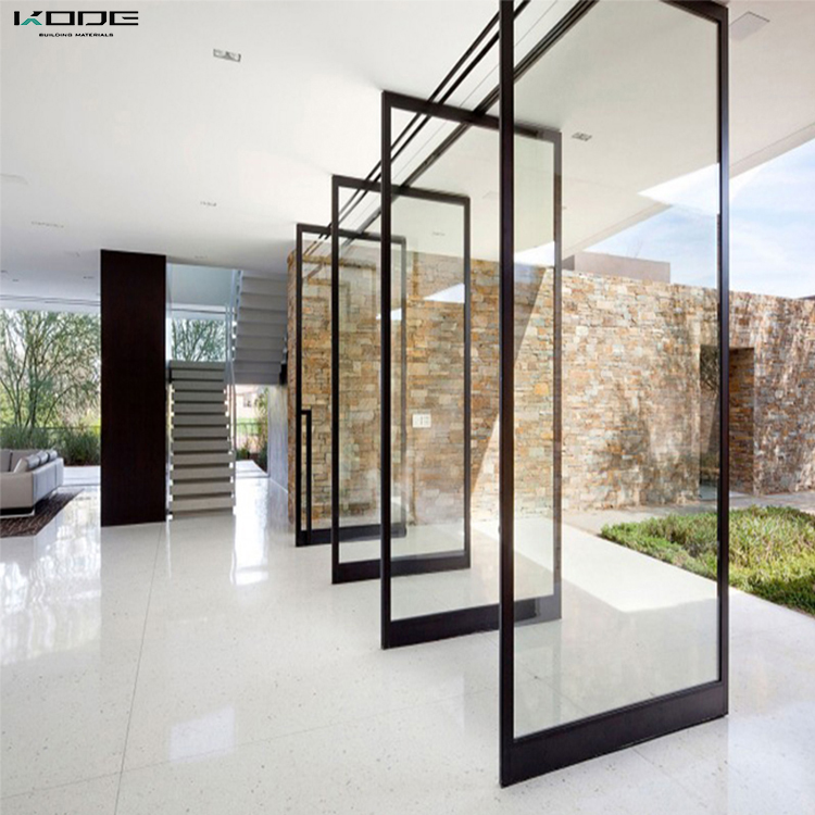 Cheap price aluminum accordion corner bi folding doors folding open style aluminum folding door
