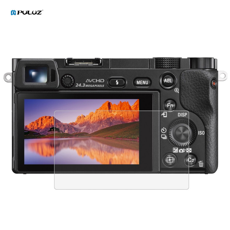 PULUZ 2.5D 9H закаленное стекло, Защитная пленка для экрана Sony для Panasonic для Olympus, Защитная пленка для экрана камеры