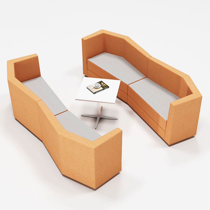 Modern Special Shaped Hotel Lobby Sofa Designer Office Sofa