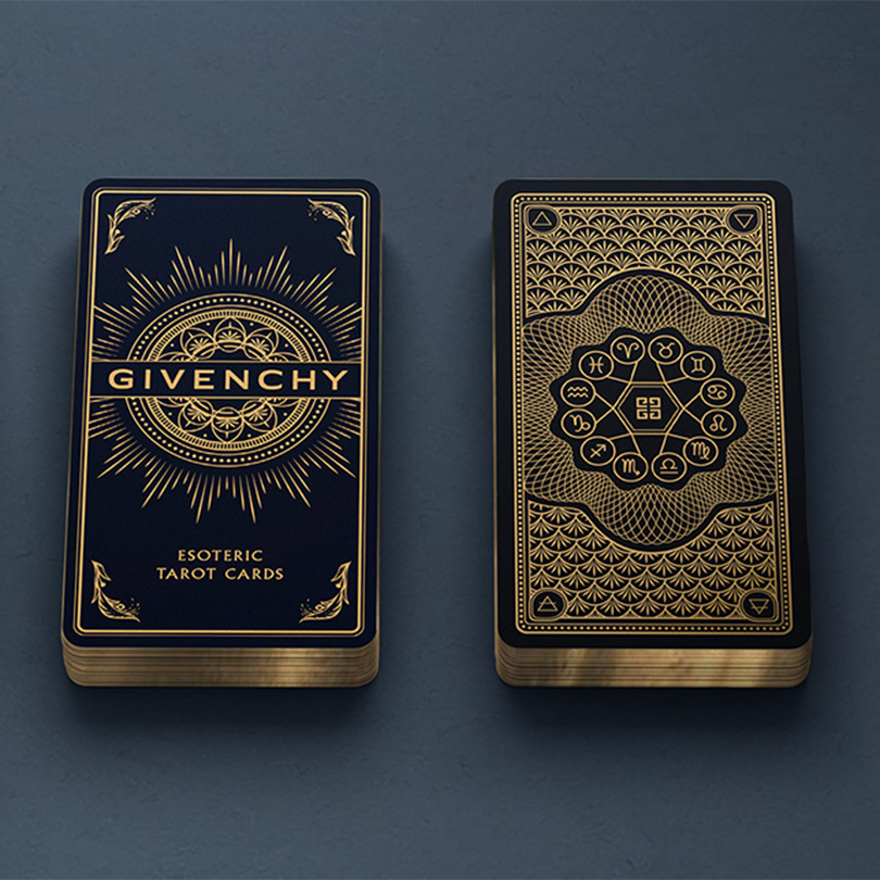 Custom Buy wholesale Gold foil Oracle Tarot Card Playing cards OEM game Tarot Cards Deck Printing