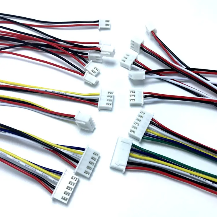 china factory customized custom xh2.54mm terminal connector cable wire 2p3p4p5p6p7p8p9p10p pin way harness
