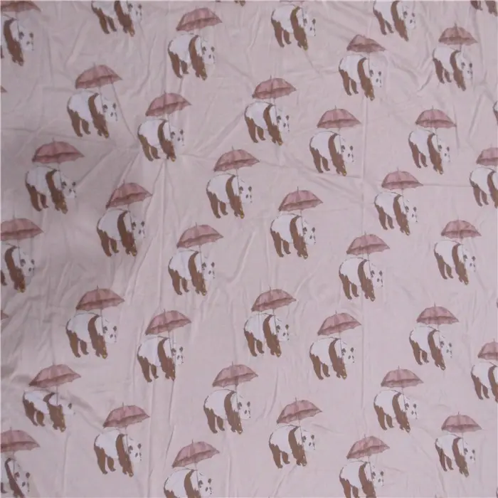Customize printed fabric 100% cotton jersey fabric screen printed and digital printed for clothing