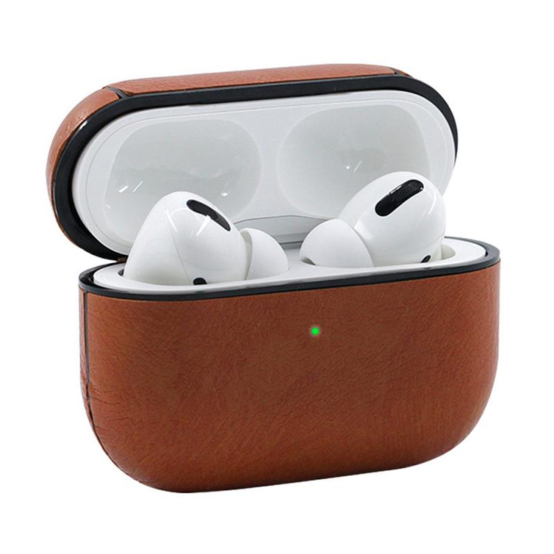 Кожаный защитный чехол для AirPods Pro, кожаный защитный чехол для Airpods pro