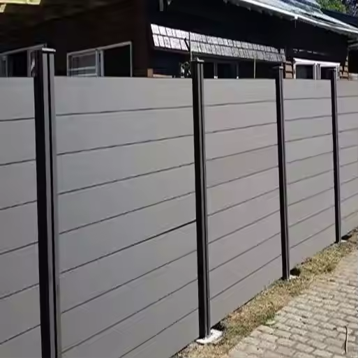 Privacy Fencing House Decorative Wood Plastic Composite Panel Wpc Fence