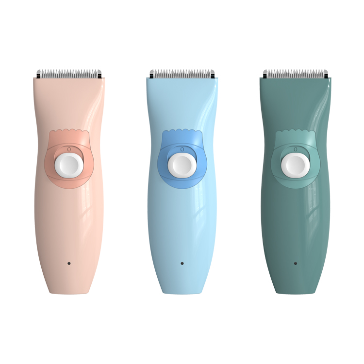 Safe rounded knife head baby waterproof customizable hair clipper, rechargeable waterproof cordless haircut kit