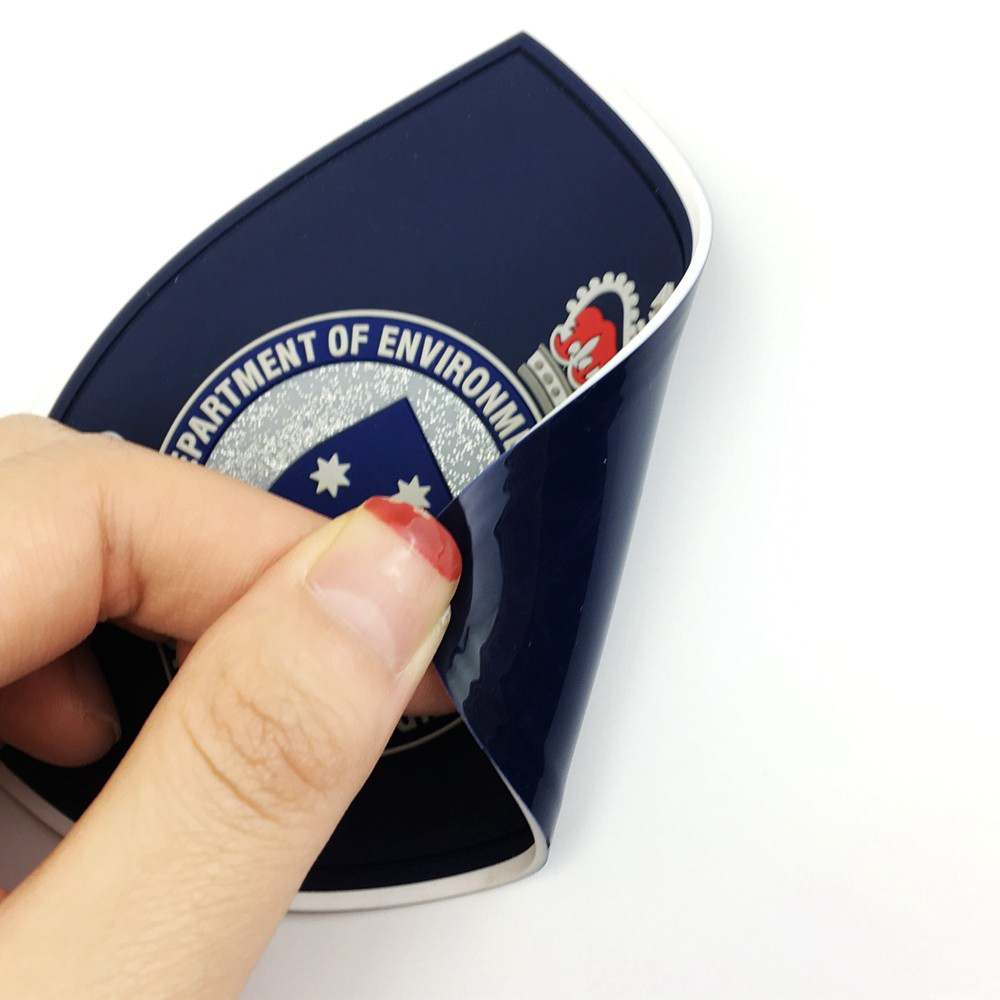 Custom Made Soft PVC Rubber patch logo Silicone Patches PVC 3D Embossed Patch