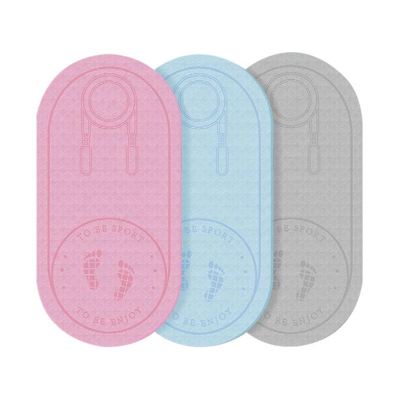 Eco Friendly 6mm TPE Anti Slip Jump Rope Mat Skipping High Density Jump Rope Mat
