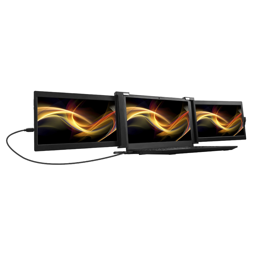 2021 Новый 13,3 дюймов USB C 1080P IPS HDR портативный двойной тройной экран ноутбука дополнительный монитор