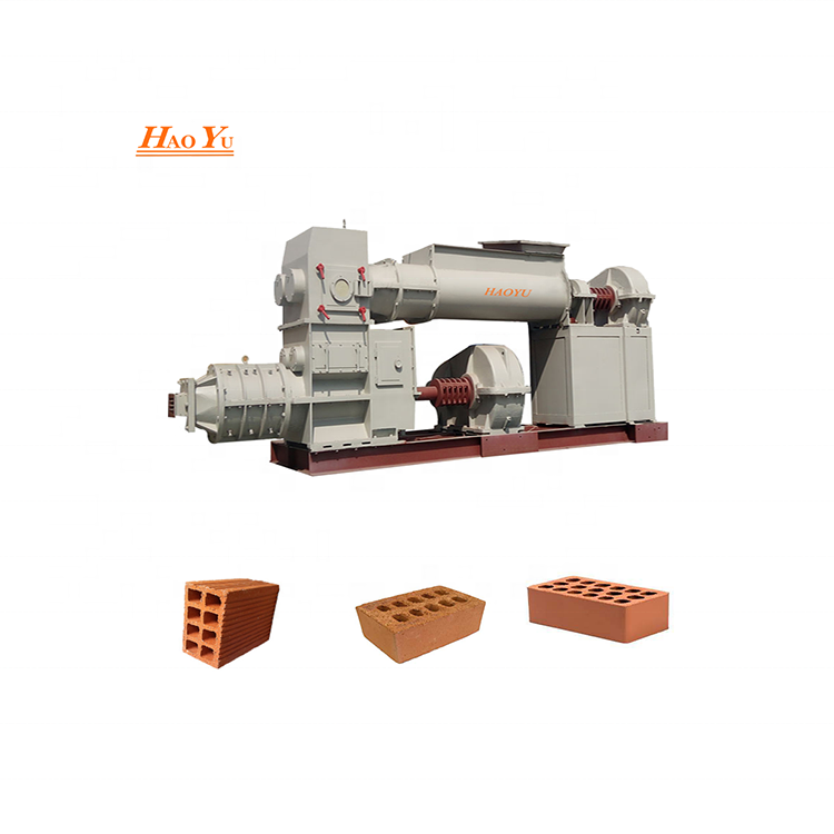 Newest Model huangcheng JKB45 Vacuum Extruder Auto Fully Automatic Burned Fired Green Red Mud Soil Clay Brick Making Machine