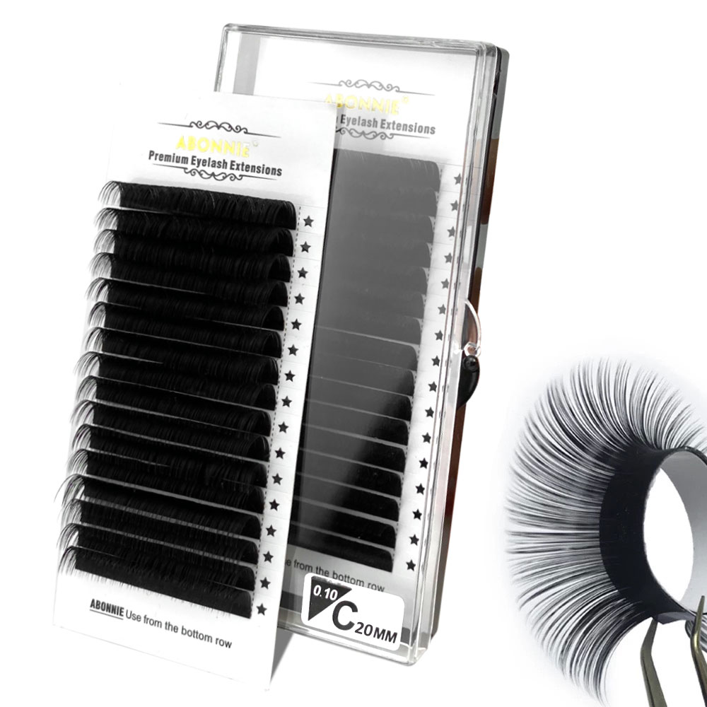 Abonnie lashextensions поставки под заказ логотип норковые ресницы лоток 25 мм микс матовые черные норковые ресницы удлинение ресниц классический