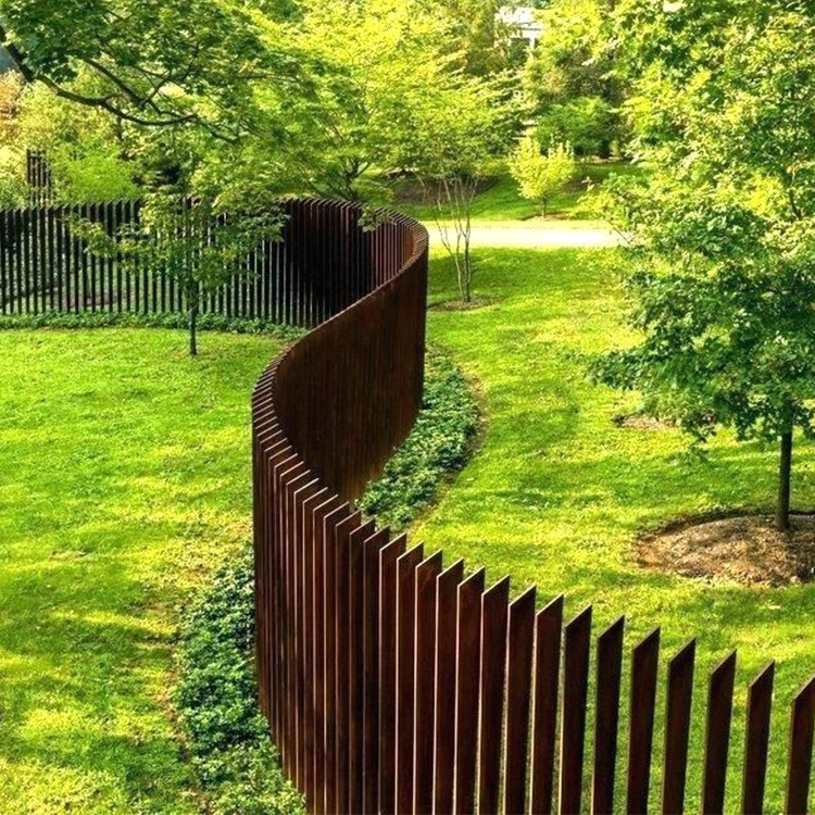 Corten, сталь, модный дизайн 2021, панели забора для дома и сада, экран/металлическая панель забора, ферма, дешевое ограждение