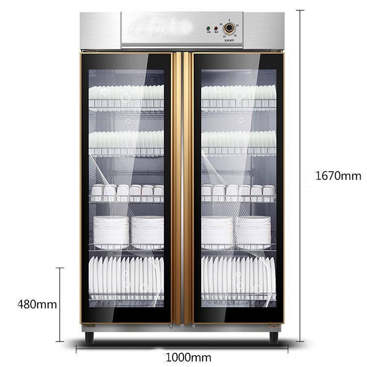 Electric Ultraviolet Drying Tableware Disinfection Cabinet Ozone High Temperature Dish Sterilizer Disinfection Cabinet