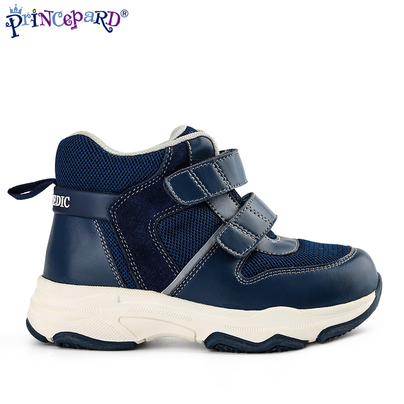 Princepard Orthopedic Shoes For Boys Girls Mesh Casual Sneakers Shoes with Orthopedic insoles Pink and Blue EU 21-37