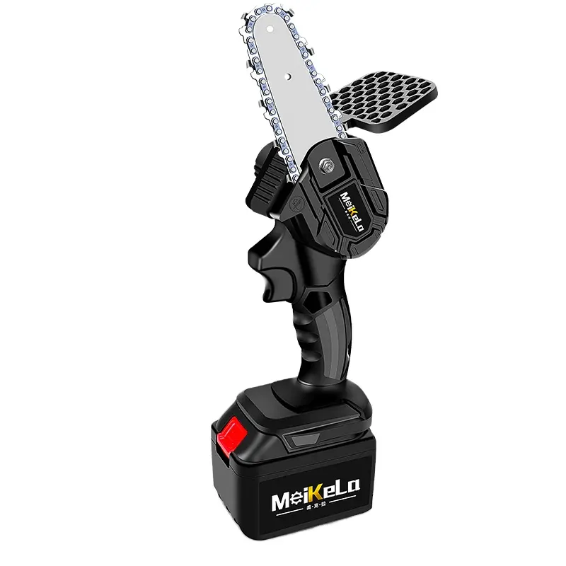 MeiKeLa chainsawrechargeable mini electric chainsaw Chainsaw with baffle