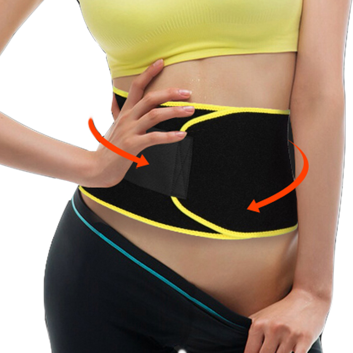 Promotes Sweat Wrap Exercise Belt Women Men Fitness Workout Belt Abdominal Trainers