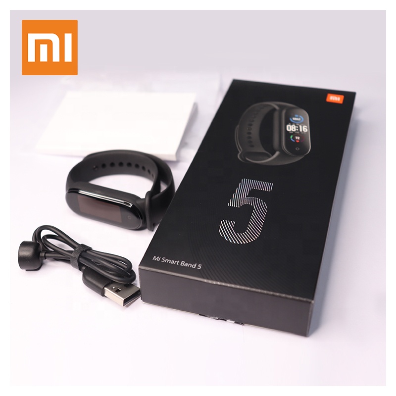 Xiao Mi Band 5 глобальная версия оригинальный Mi браслет BT5.0 с органическими светодиоидами 5ATM водонепроницаемый сердечного ритма фитнес-трекер