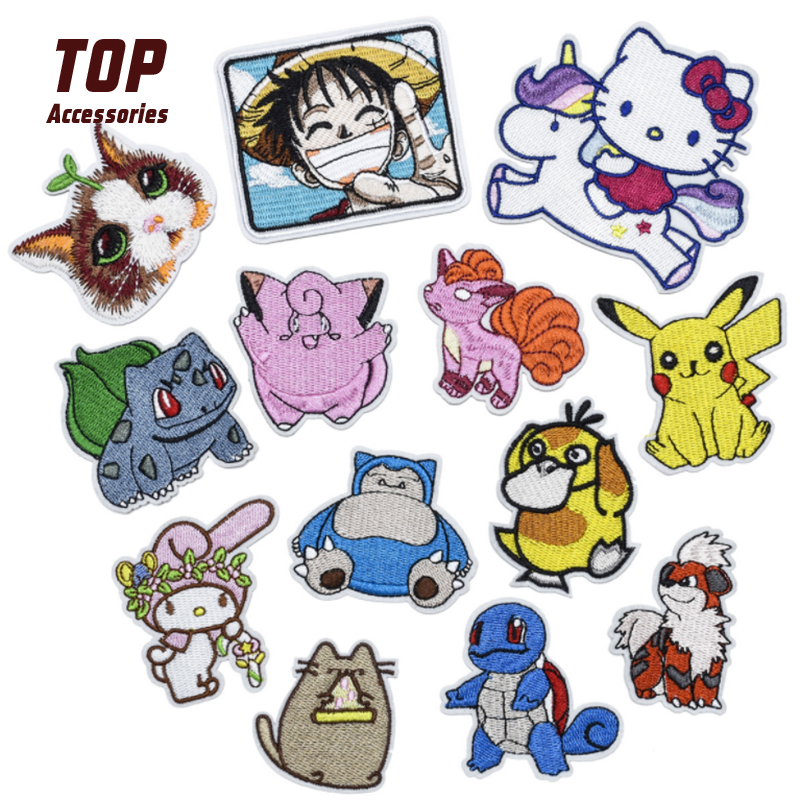 2021 Hot Sell Factory Direct Elf Cartoon Embroidery Applique