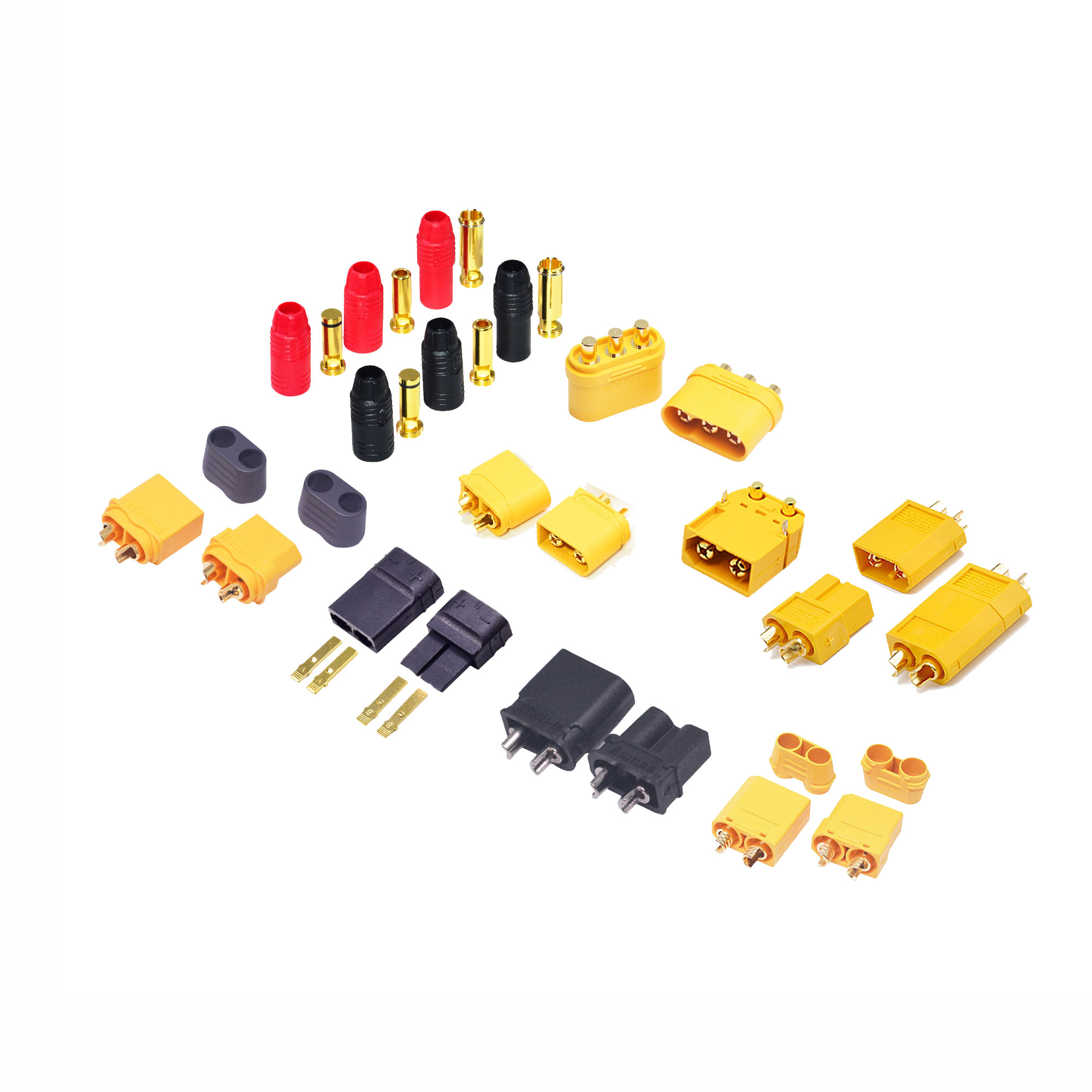 XT30 MR30 MR30pw-m XT30u XT 60 XT90s XT150 RC разъемы с вилками типа «банан», 4 мм XT60 XT60h AS120 AS150 Xt90 Xt90e аккумулятор коннектор Amass Кабельный разъем