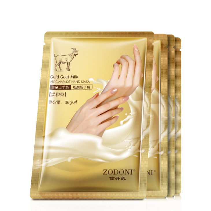 Niacinamide отшелушивающая маска для ухода за кожей рук из козьего молока для увлажнения и отбеливания