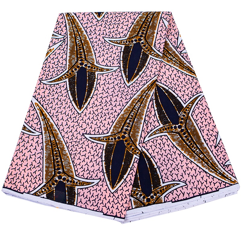 Wax African Printed Fabric 100% Cotton Fabric Polyester Garment Fabric
