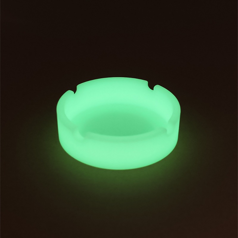 Household luminous ashtray Luxury all colorful painted noctilucent ashtray