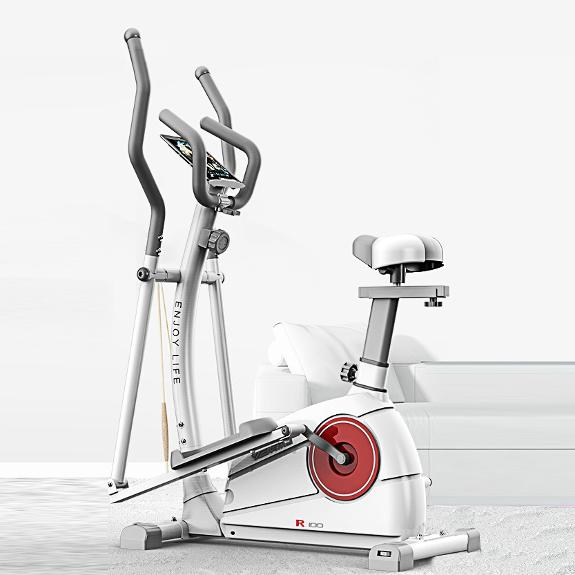 Elliptical machine home gym equipment commercial space walk machine indoor small magnetic control stepper silent bicycle