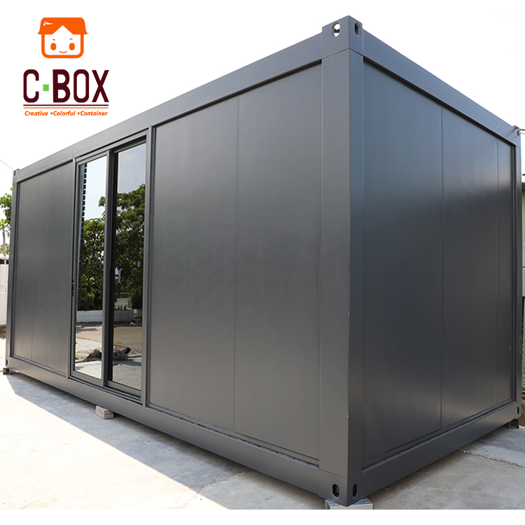 Cbox модульный мобильный дом сборная рама контейнер магазин 20ft 40ft плоский пакет офис для продажи