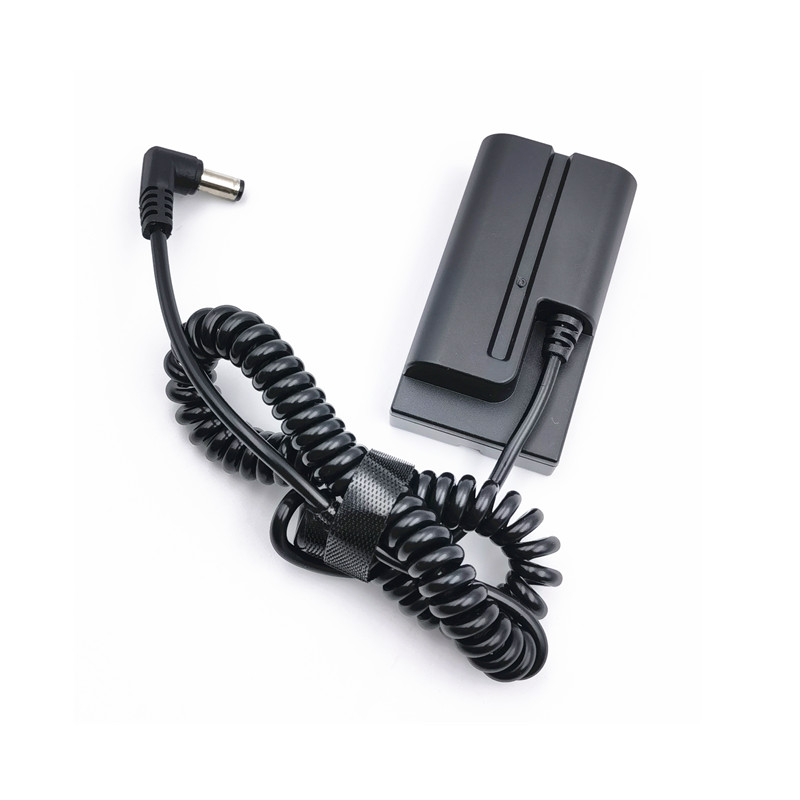 F550 F750 F770 F960 F970 муфта NP-F манекен батареи пружинный кабель подходит DK-415 для Sony HXR-NX5 HXR-NX100 PXW-Z150 NEX-FS100 AC-VL1