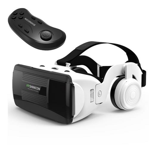 Очки виртуальной реальности VR гарнитура с пультом дистанционного управления стерео Hi-Fi наушники 3D Очки виртуальной реальности VR Очки виртуальной реальности с ручкой набор