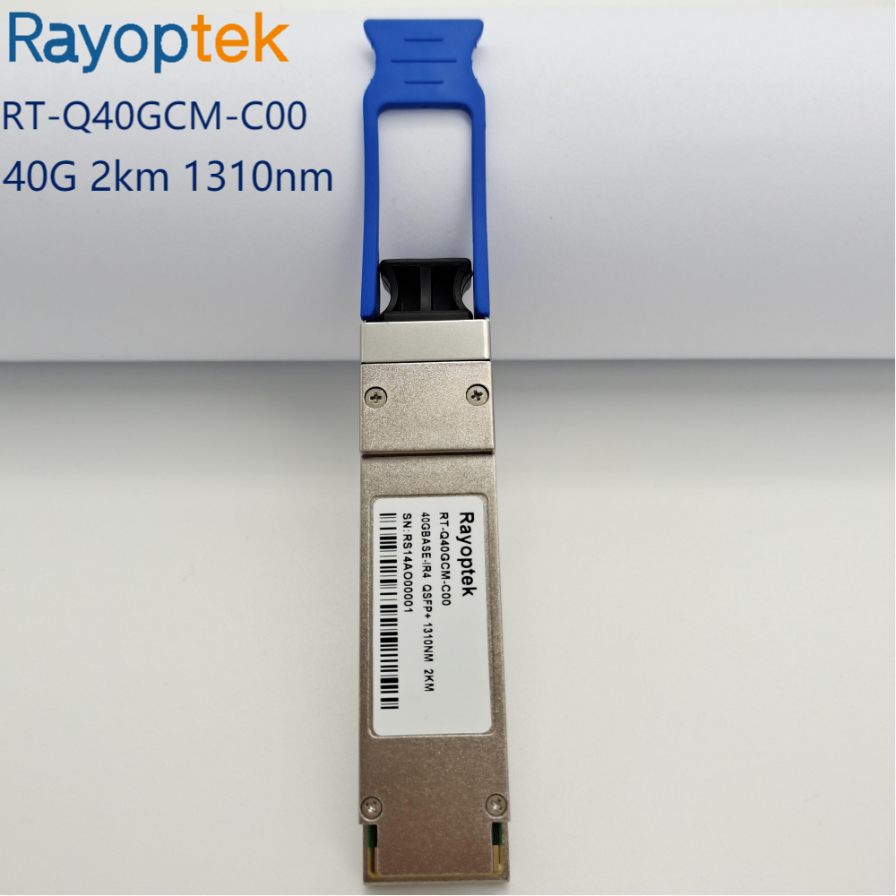 Оптические приемопередатчики Rayoptek QSFP + 40G CWDM4 2 км 1310 нм