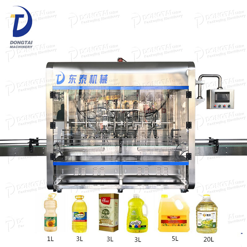 Automatic cooking edible vegetable castor sunflower oil filling machine