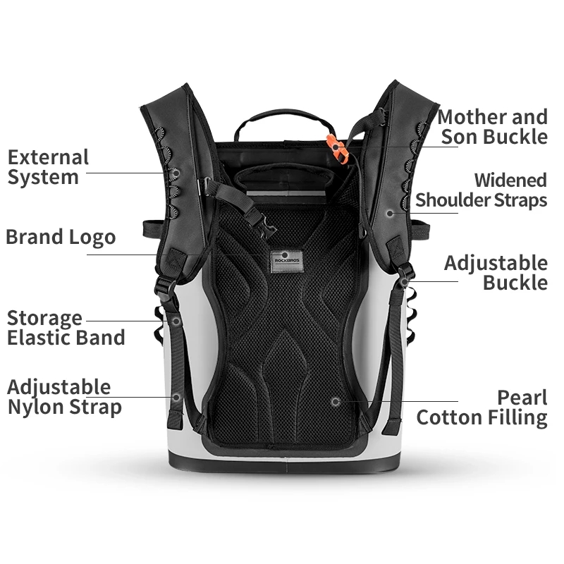 Factory OEM summer Picnic BBQ Cooler Bag totally Waterproof 20L Large Capacity Cold drinks Backpack Fishing Road trip Cooler Box