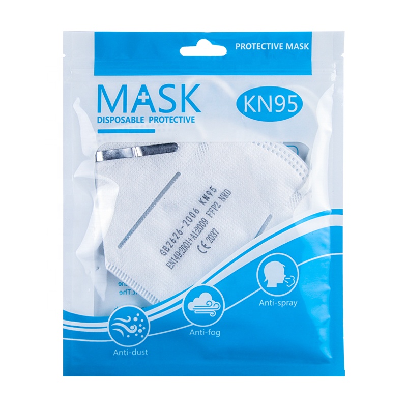Resealable ziplock полиэтиленовый пакет стоьте вверх мешок прозрачный пластиковый мешок с застежкой-молнией для KN95