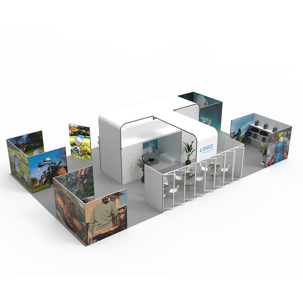 Tianyu Gorgeous Portable Trade Show Display Booth Designs For Clothing Shop Exhibition Booth